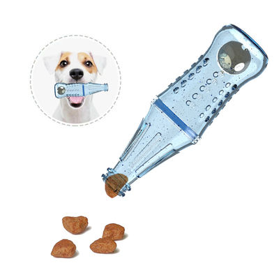 Custom hoogwaardige bpa gratis voedselkwaliteit siliconen troeteldier hond training fles speelgoed langzame voeder snack lik siliconen voedsel fles speelgoed