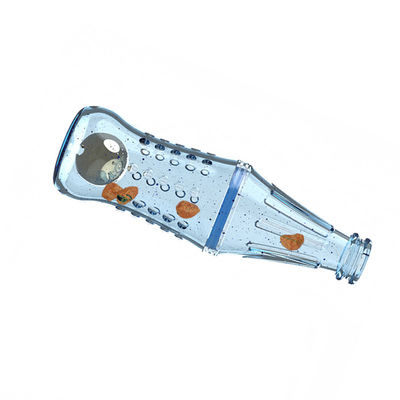 Custom hoogwaardige bpa gratis voedselkwaliteit siliconen troeteldier hond training fles speelgoed langzame voeder snack lik siliconen voedsel fles speelgoed