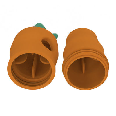 Dongguan Toys fabriek Custom BPA-vrij PVC-vrij Ftalaatvrij zacht rubber siliconen huisdier hond tanden wortel vorm siliconen speelgoed