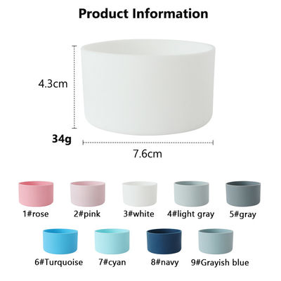 Silicone bumper flesje mouw voor quencher 40 oz 7.5cm Tumbler Boot Stanley Cup siliconen bodem deksel flessen