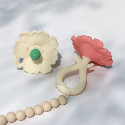PAISEN Custom Flower Baby Feeding Teether kauw speelgoed Food Grade Baby Silicone Teether Molar Toys Baby Hand Teether product