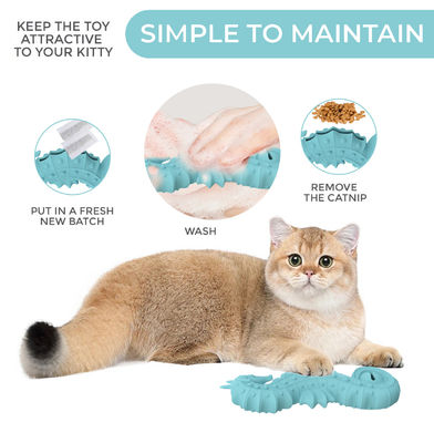 BPA-vrij siliconen zeepaardje huisdierspeeltje – puzzel slow feeder & tandjes kauwspeeltje voor honden & katten