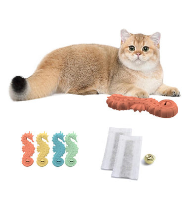 Hot Sale BPA-vrij Silicone Zeepaard Hond Puzzel Speelgoed Ei Puppy Food Slow Feeder Huisdier Hond Interactief Silicone PET Chew Toys