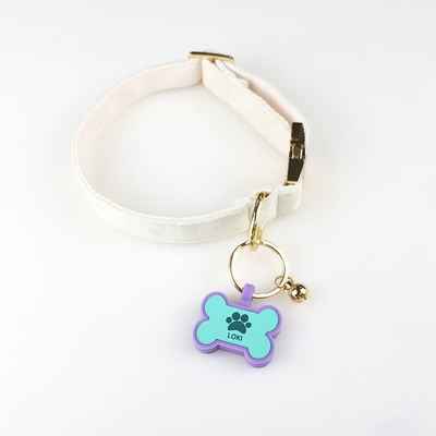 PAISEN Gepersonaliseerde aangepaste honden tags gegraveerde 3D QR code honden katten kraag siliconen pet tag