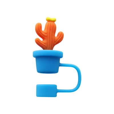 Cactus Straw Stoppers Protector Drinking Accessories And Practical Design Herbruikbaar Leuke Silikon Straw Deksels Tips Protectors