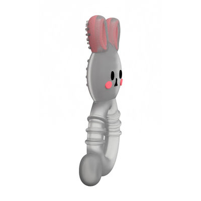 2025 Factory Bunny Cute Design Transparante Sensorische IJs Bevriezing Silicone Baby Water Gevuld Tether