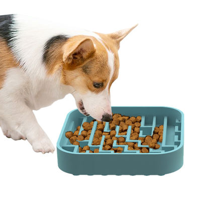 Groothandel Custom Food Grade Silicone Bowl Dog Pet Slow Feeder Bowl Kerstthema Pet Food Bowl Pet Lick Mat