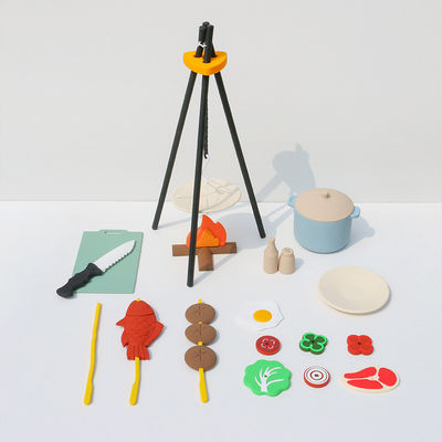 BBQ Barbecue Keuken Speelgoed Set met Pretend Smoke Keuken Accessoires Speelgoed Speelgoed Speelgoed voor Pretend Speelgoed Koken voor kinderen