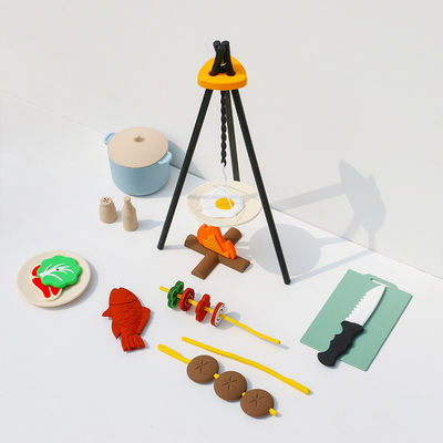 BBQ Barbecue Keuken Speelgoed Set met Pretend Smoke Keuken Accessoires Speelgoed Speelgoed Speelgoed voor Pretend Speelgoed Koken voor kinderen
