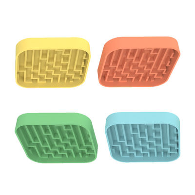 Fabrikant Custom Pet Silicone Lick Mat Pet Dog Cat Slow Feeder Dowl Mat Dog Food Collapsible Bowl Slow Feeder Dowl