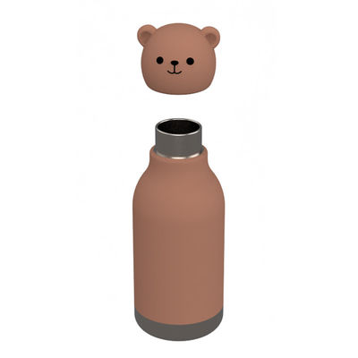 Bear Design Original Custom Food Grade Silicone 304 roestvrij staal Kinderen Terug naar school Verjaardag Water Kinderen Cups Training Cup
