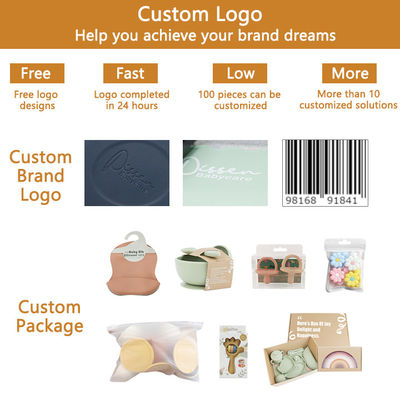 Voedingswaarde Silicone Salad Lunch Container Herbruikbaar BPA-vrij Microwave Safe Anti-Slip Functie 0-1L Capaciteit