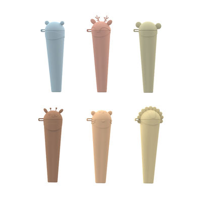 PAISEN Animal Silicone Popsicle Maker BPA-vrij Herbruikbare ijspopvormen Afwasmachine Veilige zelfgemaakte ijsvorm met stokken