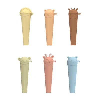 PAISEN Animal Silicone Popsicle Maker BPA-vrij Herbruikbare ijspopvormen Afwasmachine Veilige zelfgemaakte ijsvorm met stokken