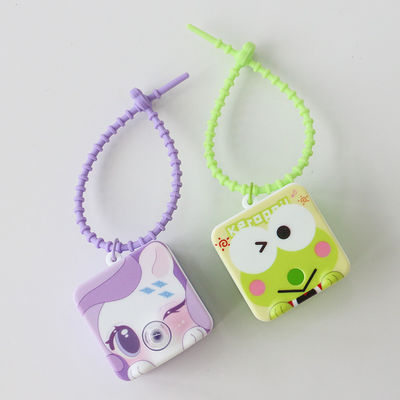 Silikon Capybara Sleutelhanger Hanger Decompressie Squeeze Bags Ornament Stress Relief Vent Toy 80g voor siliconen materiaal