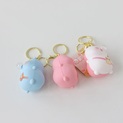 Kleine beer blaast bubbels knijpen speelgoed PAISEN Creatieve bubbels decompressie Cartoon Silicone sleutelhanger tas Accessoires