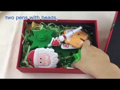 OEM van het de Babysilicone van de Voedselrang het Speelgoed Eco Vriendschappelijk voor Kerstboom het Stapelen